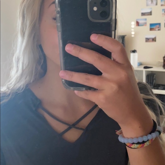 American Eagle cross crops tee - Picture 2 of 4